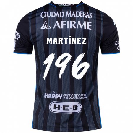 Kandiny Uomo Maglia Diego Martínez #196 Bianco Nero Kit Gara Away 2024/25 Maglietta