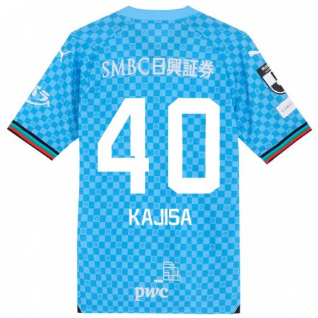 Kandiny Dames Umi Kajisa #40 Azuur Blauw Thuisshirt Thuistenue 2024/25 T-Shirt België