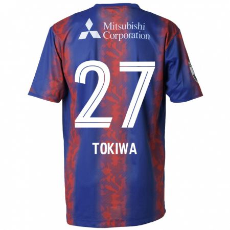 Kandiny Mujer Camiseta Kyota Tokiwa #27 Azul Rojo 1ª Equipación 2024/25 La Camisa México