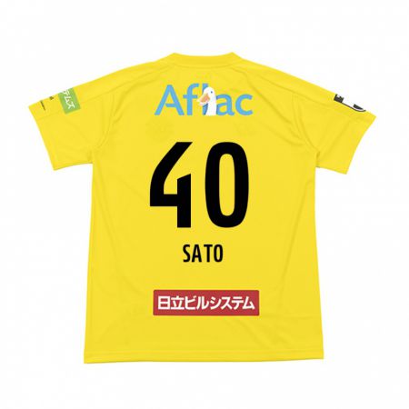 Kandiny Donna Maglia Raku Sato #40 Giallo Nero Kit Gara Home 2024/25 Maglietta