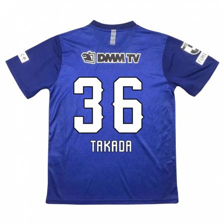 Kandiny Donna Maglia Seiya Takada #36 Blu Scuro Kit Gara Home 2024/25 Maglietta