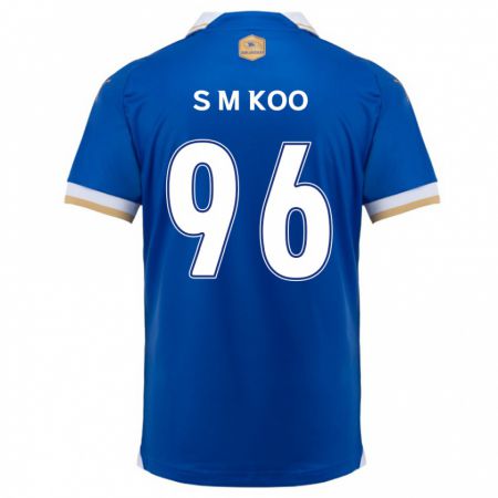 KandinyレディースMin-Seo Koo#96ブルーホワイトホームシャツ2024/25ジャージーユニフォーム