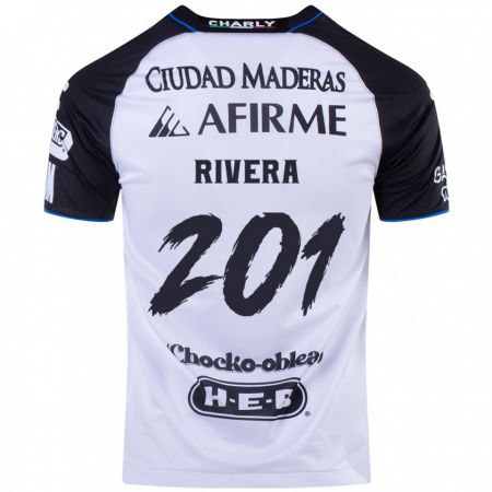 Kandiny Donna Maglia Christian Rivera #201 Nero Blu Kit Gara Home 2024/25 Maglietta