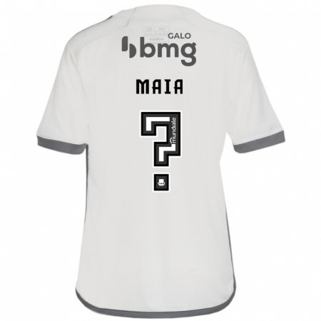 Kandiny Donna Maglia Caio Maia #0 Bianco Kit Gara Away 2024/25 Maglietta