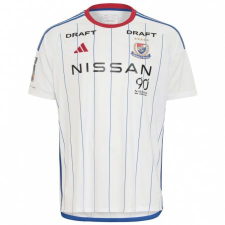 Kandiny Mujer Camiseta Mirai Yoshizawa #11 Blanco Azul Rojo 2ª Equipación 2024/25 La Camisa