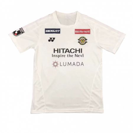 Kandiny Dames Tomoya Koyamatsu #14 Wit Zwart Uitshirt Uittenue 2024/25 T-Shirt België