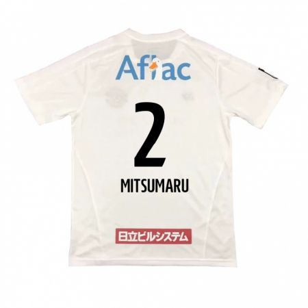 Kandiny Donna Maglia Hiromu Mitsumaru #2 Bianco Nero Kit Gara Away 2024/25 Maglietta