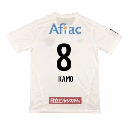 KandinyレディースYuito Kamo#8白黒アウェイシャツ2024/25ジャージーユニフォーム