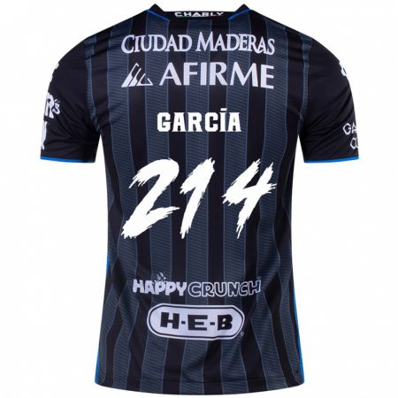 Kandiny Donna Maglia José García #214 Bianco Nero Kit Gara Away 2024/25 Maglietta