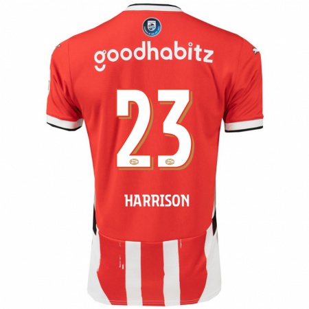 Kandiny Kinderen Amy Harrison #23 Rood Wit Thuisshirt Thuistenue 2024/25 T-Shirt