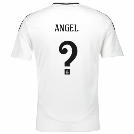 Kandiny Kinderen Manuel Ángel #0 Wit Thuisshirt Thuistenue 2024/25 T-Shirt