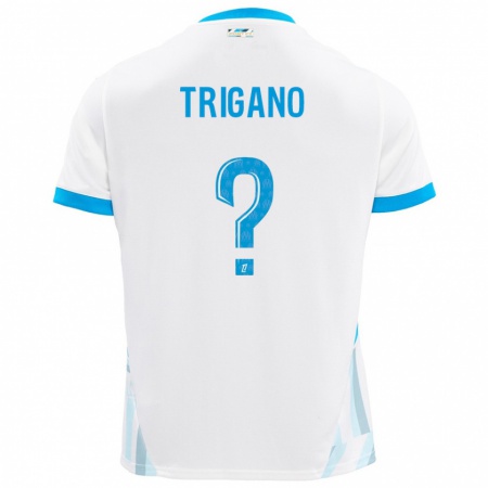 Kandiny Kinderen Paolo Trigano #0 Wit Hemelsblauw Thuisshirt Thuistenue 2024/25 T-Shirt