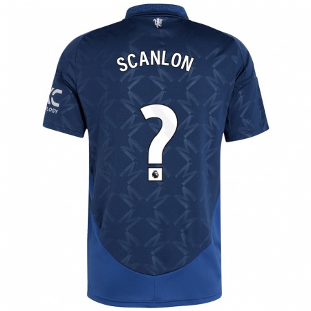 Kandiny Kinderen Luca Scanlon #0 Indigo Uitshirt Uittenue 2024/25 T-Shirt