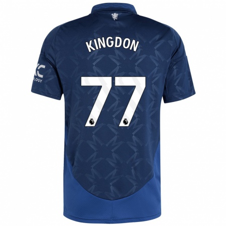 Kandiny Kinderen Jack Kingdon #77 Indigo Uitshirt Uittenue 2024/25 T-Shirt