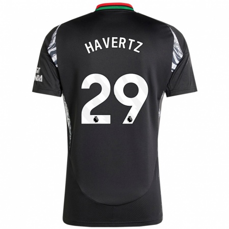 Kandiny Kinderen Kai Havertz #29 Zwart Uitshirt Uittenue 2024/25 T-Shirt