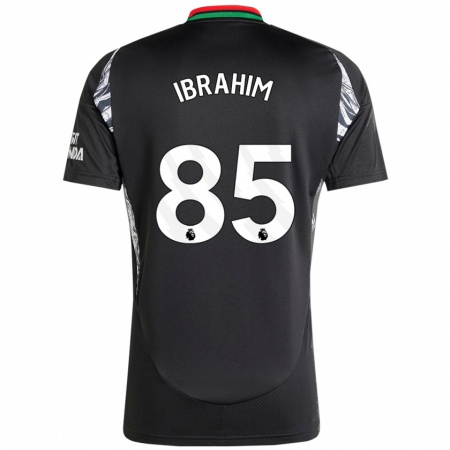 Kandiny Kinderen Ife Ibrahim #85 Zwart Uitshirt Uittenue 2024/25 T-Shirt