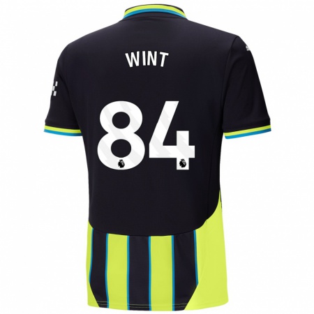 Kandiny Kinderen Jack Wint #84 Blauw Geel Uitshirt Uittenue 2024/25 T-Shirt