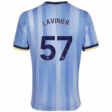 Kandiny Kinderen Marcel Lavinier #57 Lichtblauw Uitshirt Uittenue 2024/25 T-Shirt