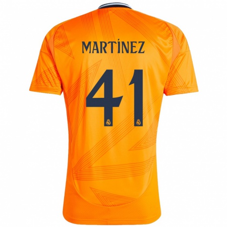 Kandiny Kinderen Joan Martínez #41 Oranje Uitshirt Uittenue 2024/25 T-Shirt