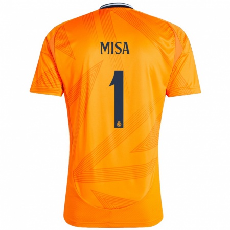 Kandiny Kinderen Misa Rodríguez #1 Oranje Uitshirt Uittenue 2024/25 T-Shirt