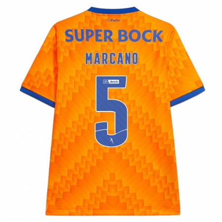 Kandiny Kinderen Iván Marcano #5 Oranje Uitshirt Uittenue 2024/25 T-Shirt