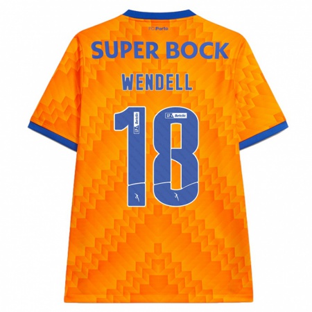 Kandiny Kinderen Wendell #18 Oranje Uitshirt Uittenue 2024/25 T-Shirt