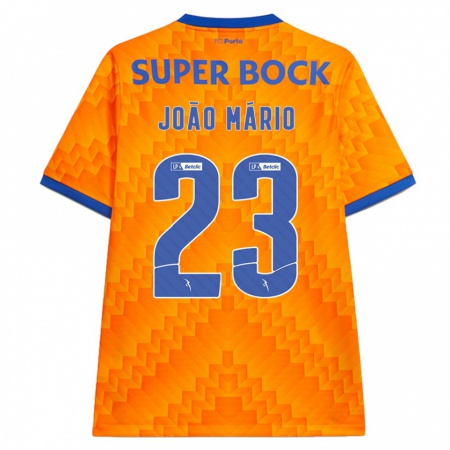 Kandiny Kinderen João Mário #23 Oranje Uitshirt Uittenue 2024/25 T-Shirt