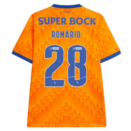 Kandiny Kinderen Romário Baró #28 Oranje Uitshirt Uittenue 2024/25 T-Shirt