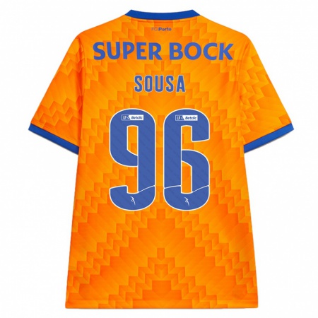 Kandiny Kinderen Filipe Sousa #96 Oranje Uitshirt Uittenue 2024/25 T-Shirt