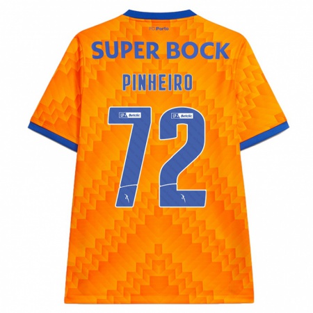 Kandiny Kinderen Rodrigo Pinheiro #72 Oranje Uitshirt Uittenue 2024/25 T-Shirt