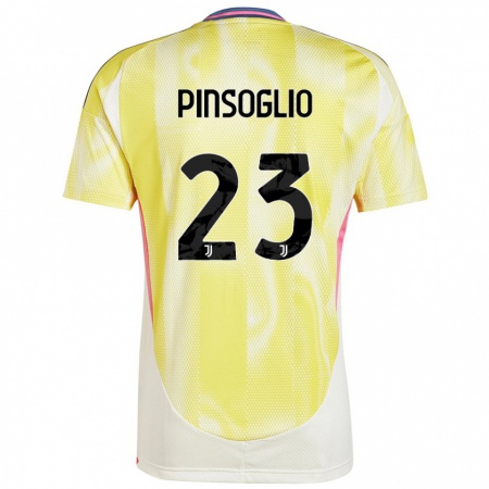 Kandiny Kinderen Carlo Pinsoglio #23 Zonnig Geel Uitshirt Uittenue 2024/25 T-Shirt