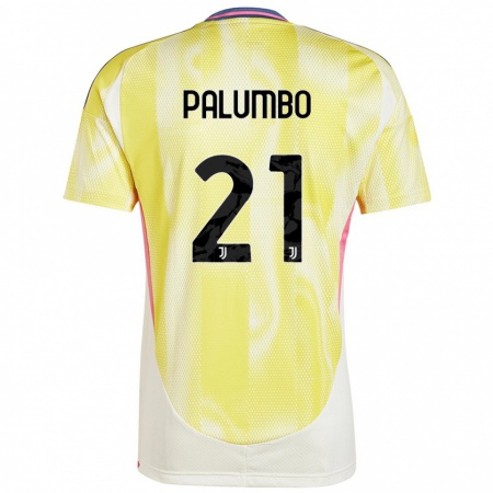 Kandiny Kinderen Martin Palumbo #21 Zonnig Geel Uitshirt Uittenue 2024/25 T-Shirt