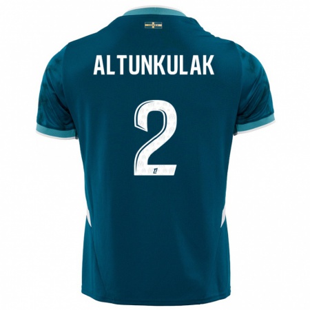 Kandiny Kinderen Selen Altunkulak #2 Turkoois Blauw Uitshirt Uittenue 2024/25 T-Shirt