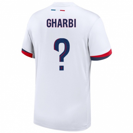 Kandiny Kinder Ismaël Gharbi #0 Weiß Blau Rot Auswärtstrikot Trikot 2024/25 T-Shirt Österreich