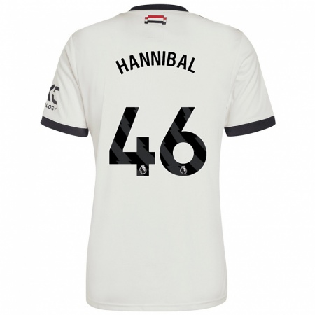 Kandiny Kinderen Hannibal #46 Gebroken Wit Thuisshirt Derde Tenue 2024/25 T-Shirt