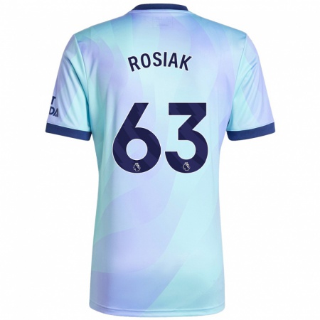 Kandiny Kinderen Michal Rosiak #63 Aqua Thuisshirt Derde Tenue 2024/25 T-Shirt