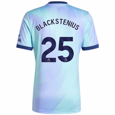 Kandiny Kinderen Stina Blackstenius #25 Aqua Thuisshirt Derde Tenue 2024/25 T-Shirt