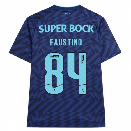 Kandiny Kinderen Levi Faustino #84 Marineblauw Thuisshirt Derde Tenue 2024/25 T-Shirt