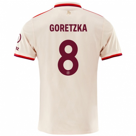 Kandiny Bambino Maglia Leon Goretzka #8 Lino Kit Gara Third 2024/25 Maglietta