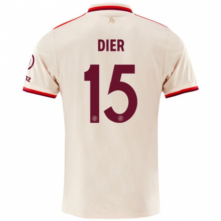 Kandiny Kinderen Eric Dier #15 Linen Thuisshirt Derde Tenue 2024/25 T-Shirt