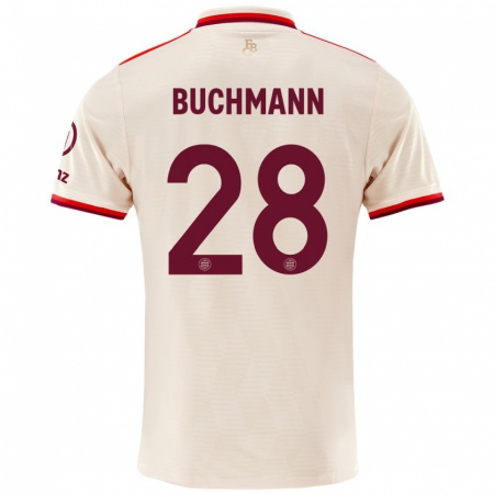 Kandiny Bambino Maglia Tarek Buchmann #28 Lino Kit Gara Third 2024/25 Maglietta