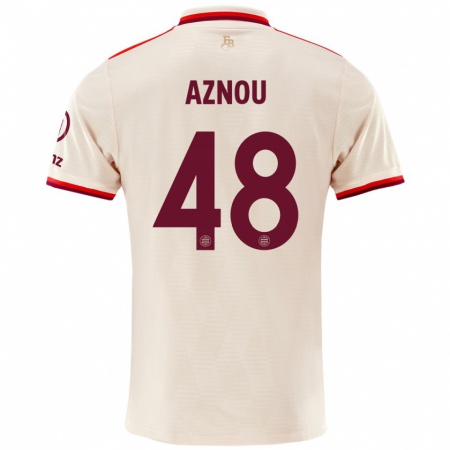 Kandiny Bambino Maglia Adam Aznou #48 Lino Kit Gara Third 2024/25 Maglietta