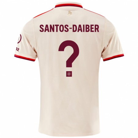 Kandiny Bambino Maglia David Santos-Daiber #0 Lino Kit Gara Third 2024/25 Maglietta