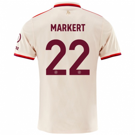 Kandiny Bambino Maglia Leon Markert #22 Lino Kit Gara Third 2024/25 Maglietta