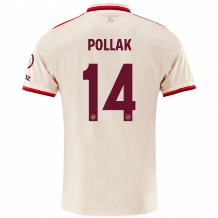 Kandiny Bambino Maglia Florian Pollak #14 Lino Kit Gara Third 2024/25 Maglietta