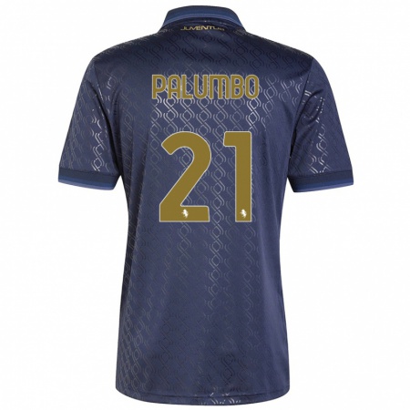 Kandiny Kinderen Martin Palumbo #21 Marineblauw Thuisshirt Derde Tenue 2024/25 T-Shirt