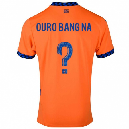 Kandiny Kinderen Rayan Ouro Bang Na #0 Oranje Donkerblauw Thuisshirt Derde Tenue 2024/25 T-Shirt