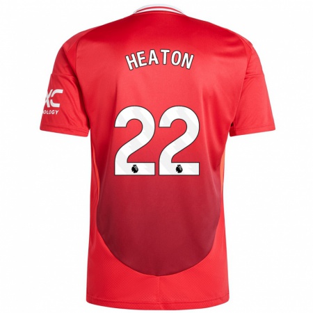 Kandiny Herren Tom Heaton #22 Hellrot Heimtrikot Trikot 2024/25 T-Shirt Österreich