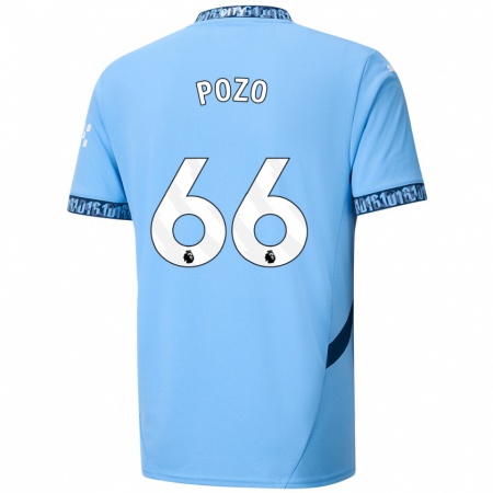 Kandiny Heren Iker Pozo #66 Marineblauw Thuisshirt Thuistenue 2024/25 T-Shirt