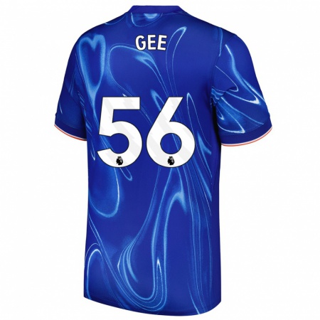 Kandiny Heren Billy Gee #56 Blauw Wit Thuisshirt Thuistenue 2024/25 T-Shirt